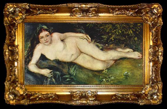 framed  Pierre-Auguste Renoir Nymphe an der Quelle, ta009-2